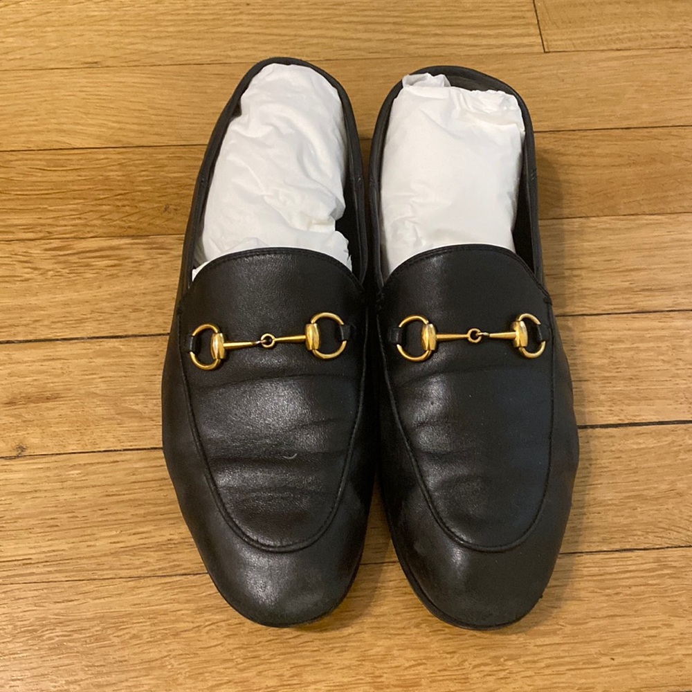 Gucci Jordan loafers in black size 38